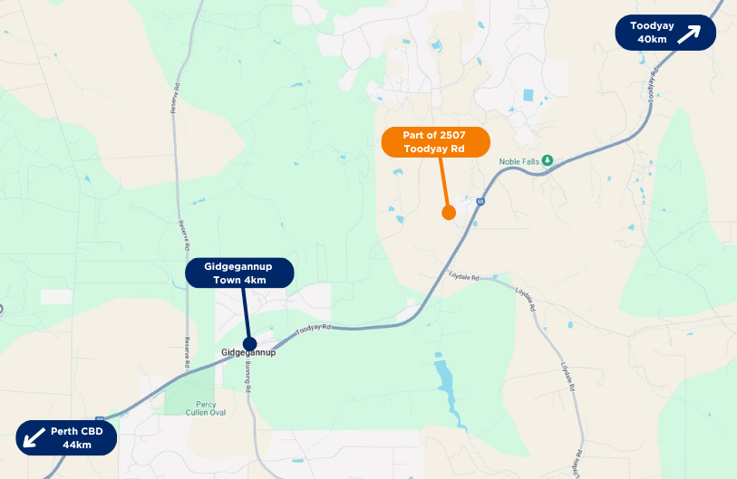 Part of 2507 Toodyay Road, Gidgegannup WA